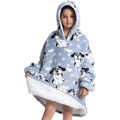 Pijama infantil de franela de lana de cordero