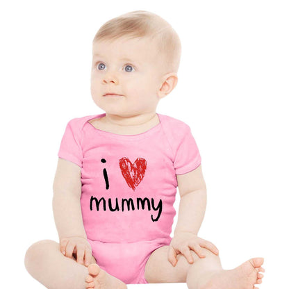 English Letter Printed Cotton Baby Romper