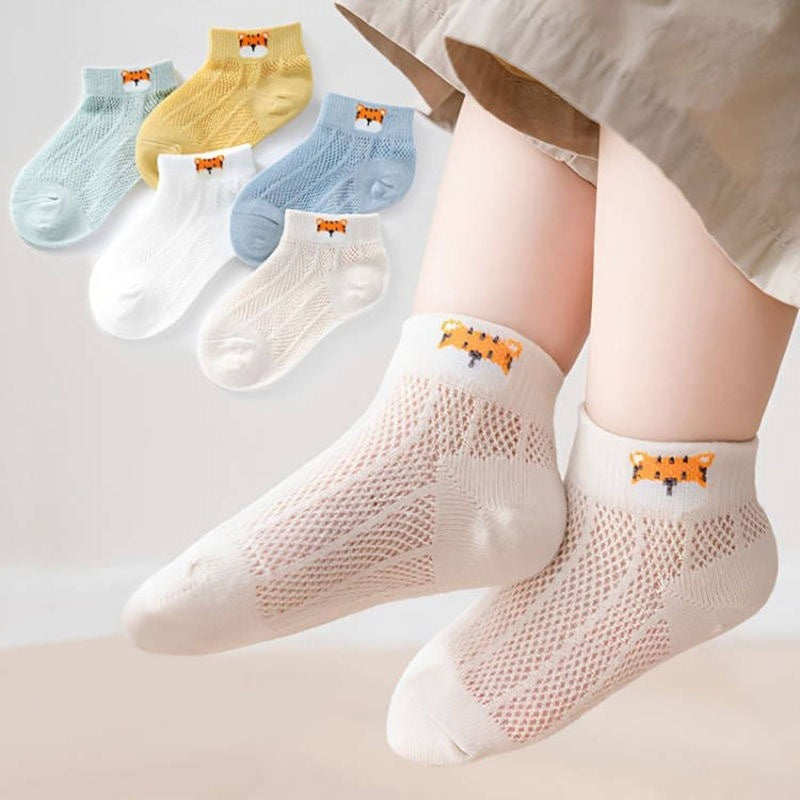 Children's Socks Tube Socks Springsummer Thin Breathable