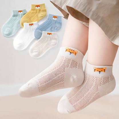 Children's Socks Tube Socks Springsummer Thin Breathable