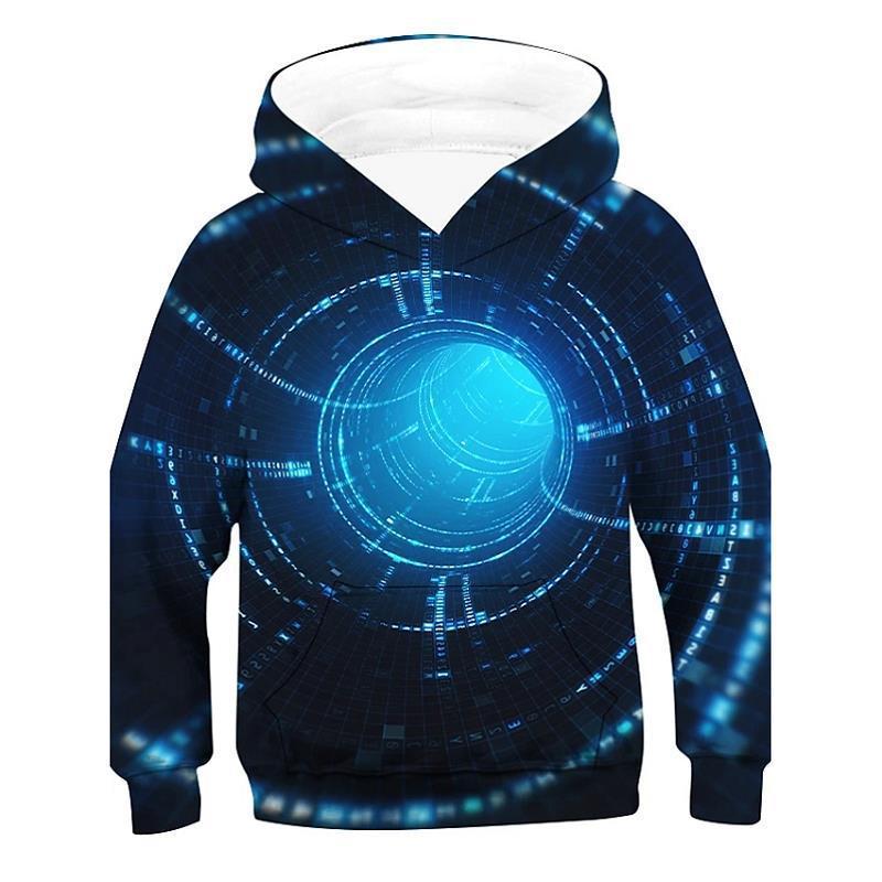 3d Visual Deception Digital Printing Children's Sweater
