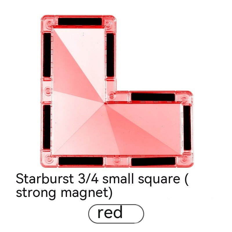 Color Window Asterism Magnetic Building Blocks Assembly