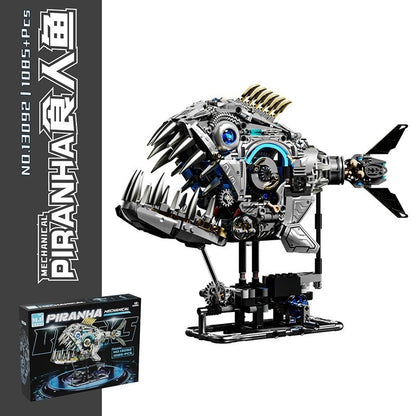 US And Electric Mechanical Lion And Whale Building Blocks That Also Double As Toys