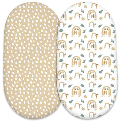 Baby Cradle Fitted Sheet Elastic Printing Baby Caring Table Changing Cover