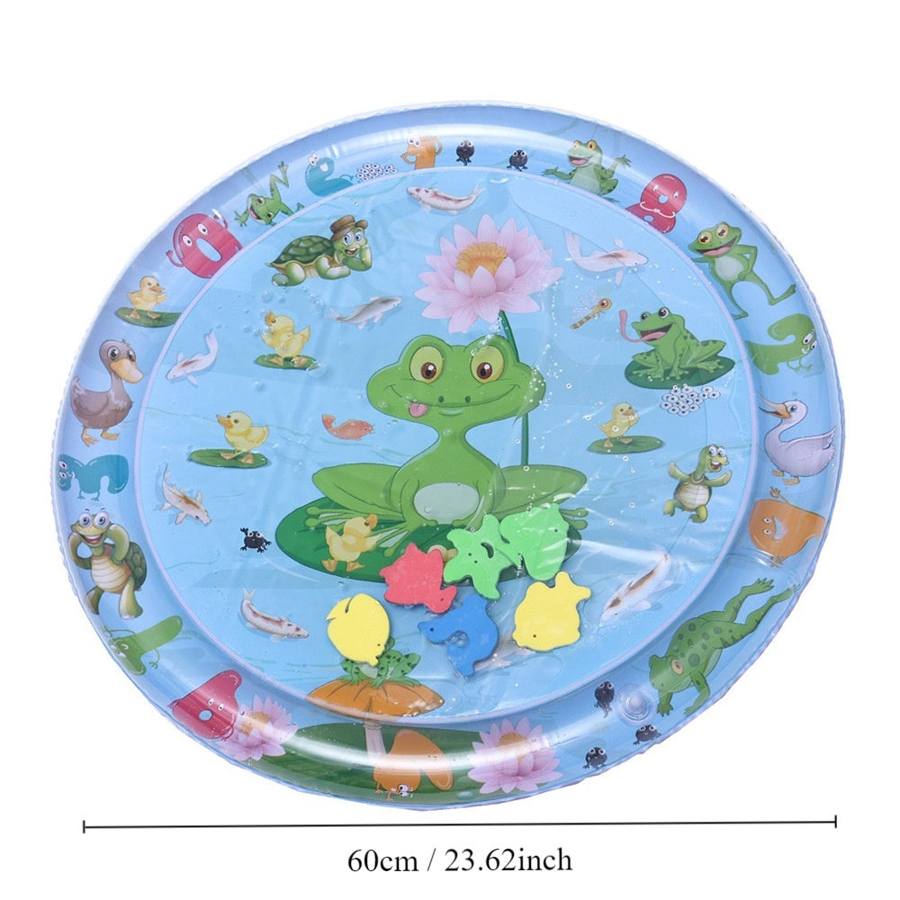 Children's Inflatable Marine Animal Racket Water Cushion Baby Crawling Racket Water Bag Racket Water Cushion Climbing Pad