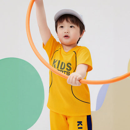 Children Short-sleeved Uniform Sportswear Set
