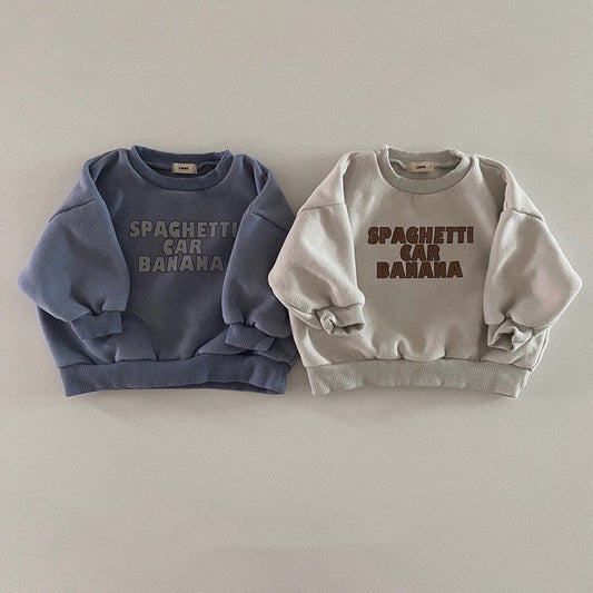 Children's Long-sleeved Letter Sweater Spring