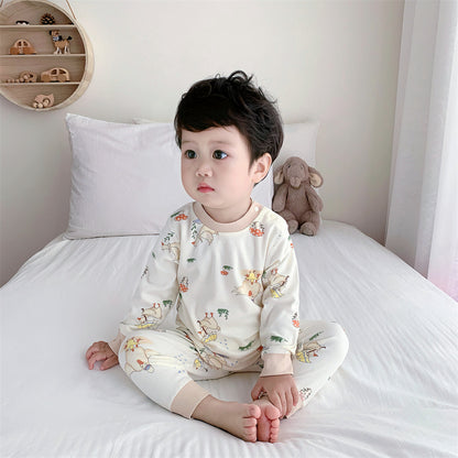 Children's Autumn Clothing Set Pure Cotton