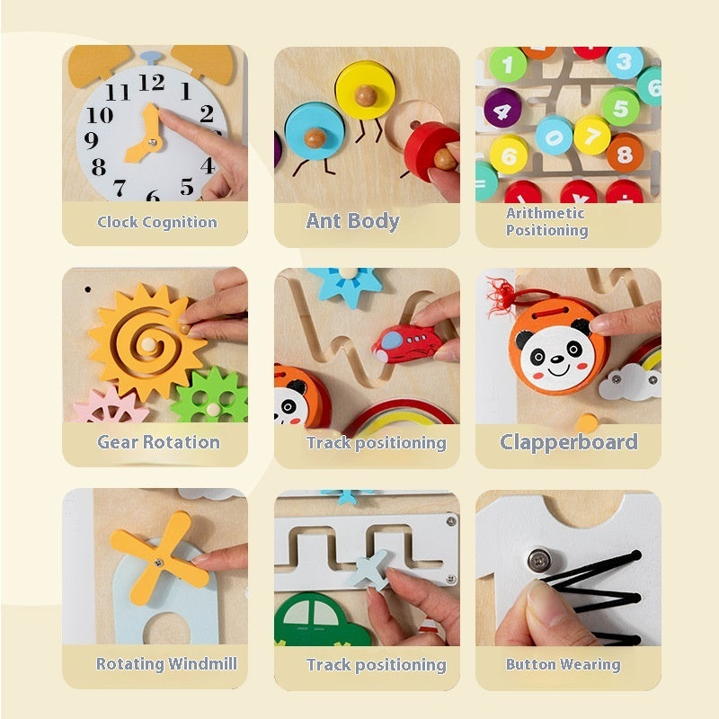 Baby Early Education Enlightenment Multi-functional Wall Game Children's Exploration Cognitive Exercise