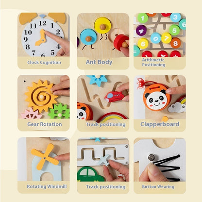 Baby Early Education Enlightenment Multi-functional Wall Game Children's Exploration Cognitive Exercise