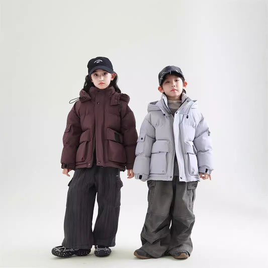 Children's White Duck Down Warm Coat Winter Boys' New