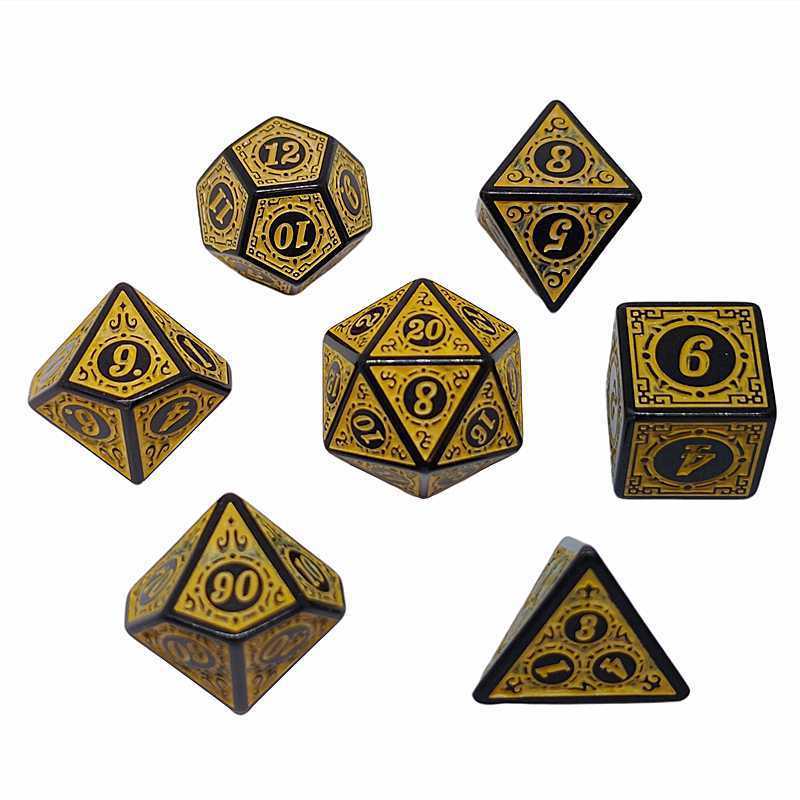 Pattern Multi-faceted Digital Dice Running Group Board Game Accessories Props