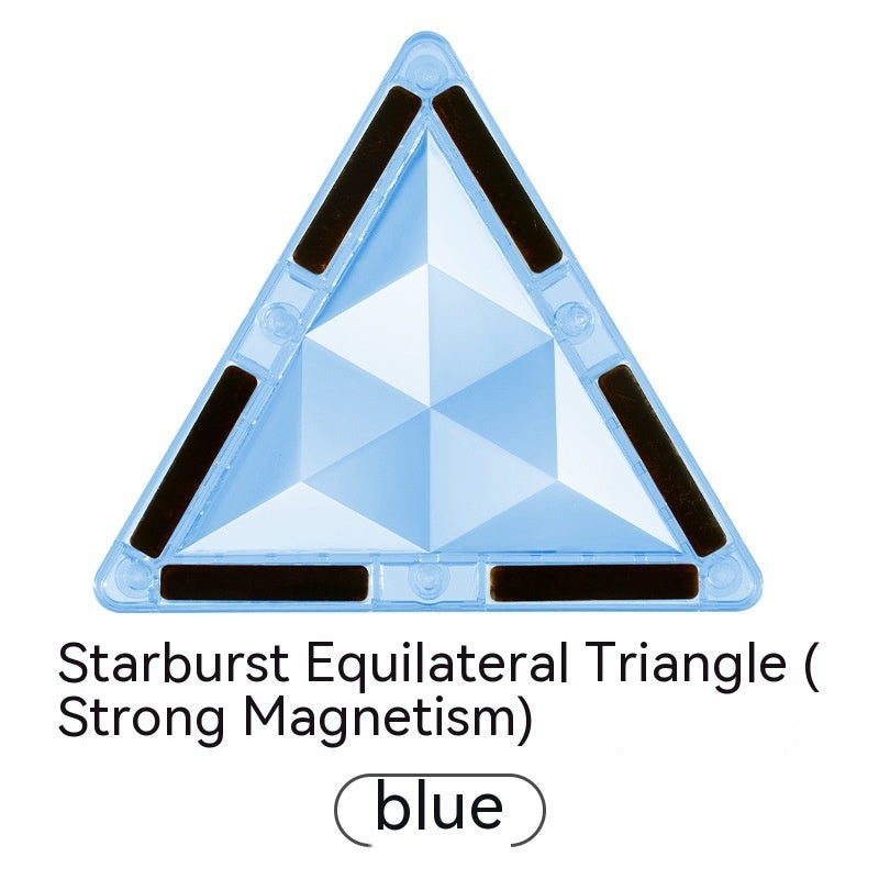 Color Window Asterism Magnetic Building Blocks Assembly