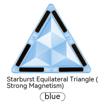 Color Window Asterism Magnetic Building Blocks Assembly