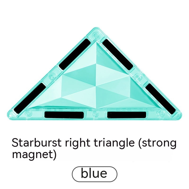 Color Window Asterism Magnetic Building Blocks Assembly