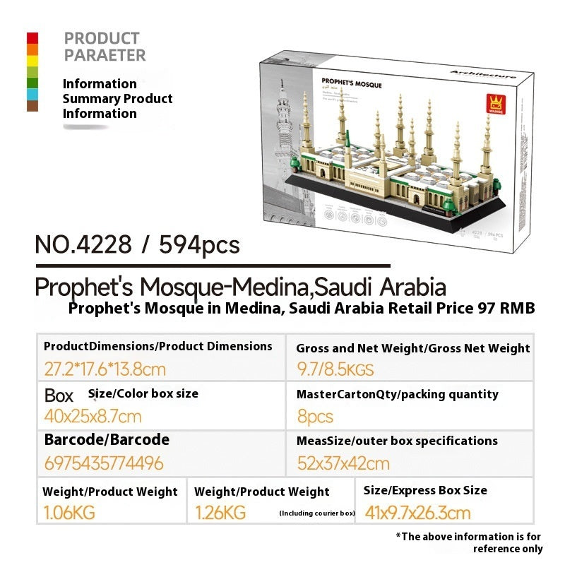 Personalized Building Model Assembled Blocks Toys