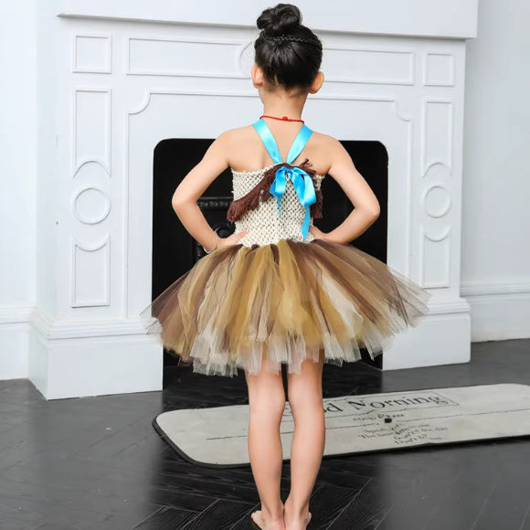 Vestido de princesa estilo océano para niños