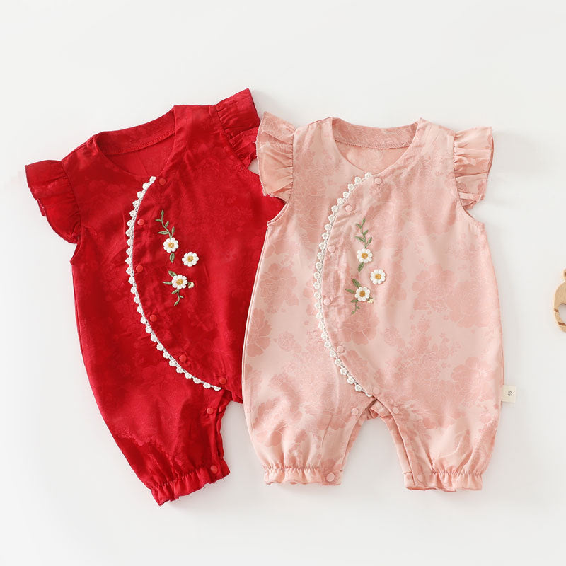 Combinaison bébé en coton sans couture à manches longues pour garçons et filles, idéale pour les premiers mois