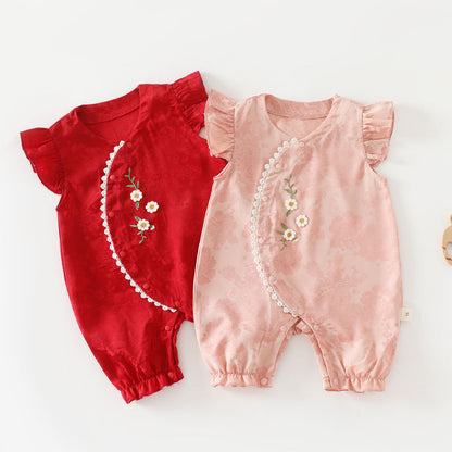 Combinaison bébé en coton sans couture à manches longues pour garçons et filles, idéale pour les premiers mois
