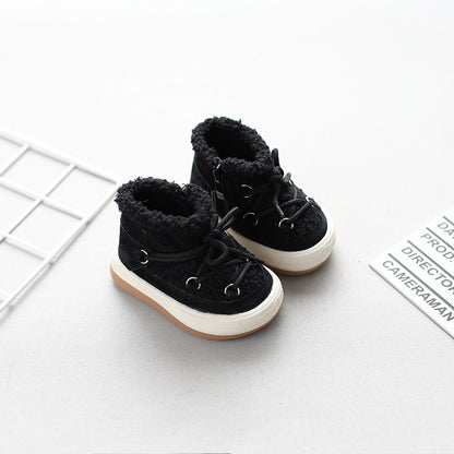 Plus Velvet Warm Korean Baby Cotton Shoes