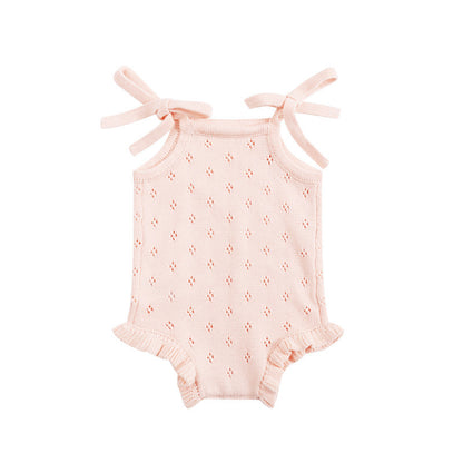 Baby Knitted Vest Wool Jumpsuit Spring And Autumn