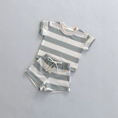 Ins Style Foreign Trade Baby Short Sleeve Suit