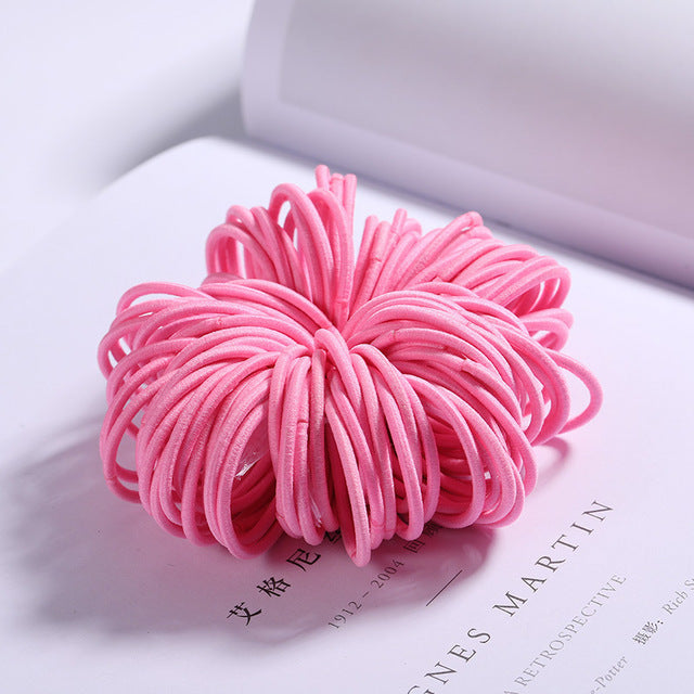 Nylon Does Not Hurt Hair Color Children's Rubber Band