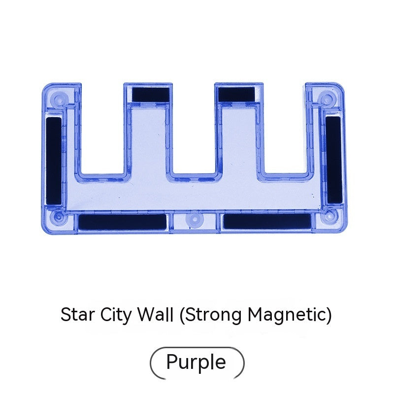 Color Window Asterism Magnetic Building Blocks Assembly