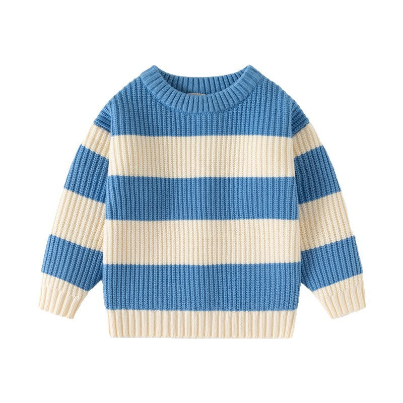 Pull chaud à aiguilles épaisses pour enfants et tout-petits