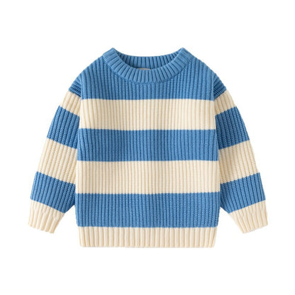 Pull chaud à aiguilles épaisses pour enfants et tout-petits