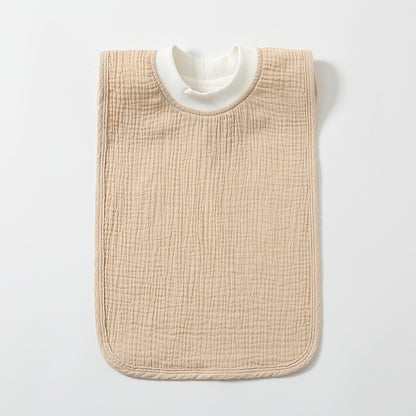 Bavette-serviette pour enfants grand format anti-taches