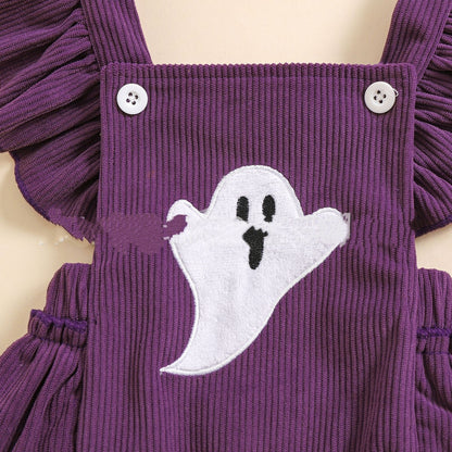 Baby Halloween Toddler Carrier Towel Embroidery Triangle Climbing Hip-wrapped Pants