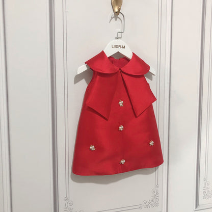 Girls Fashion Personality Bow Princess Skirt