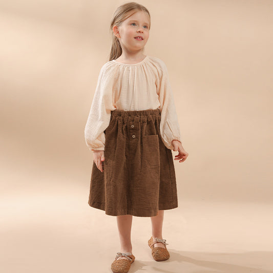 Cotton Double-layer Gauze Shirt Spring And Autumn Shirts