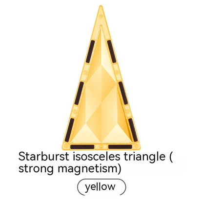 Color Window Asterism Magnetic Building Blocks Assembly