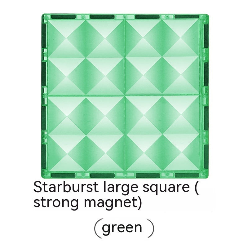 Color Window Asterism Magnetic Building Blocks Assembly