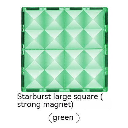 Color Window Asterism Magnetic Building Blocks Assembly