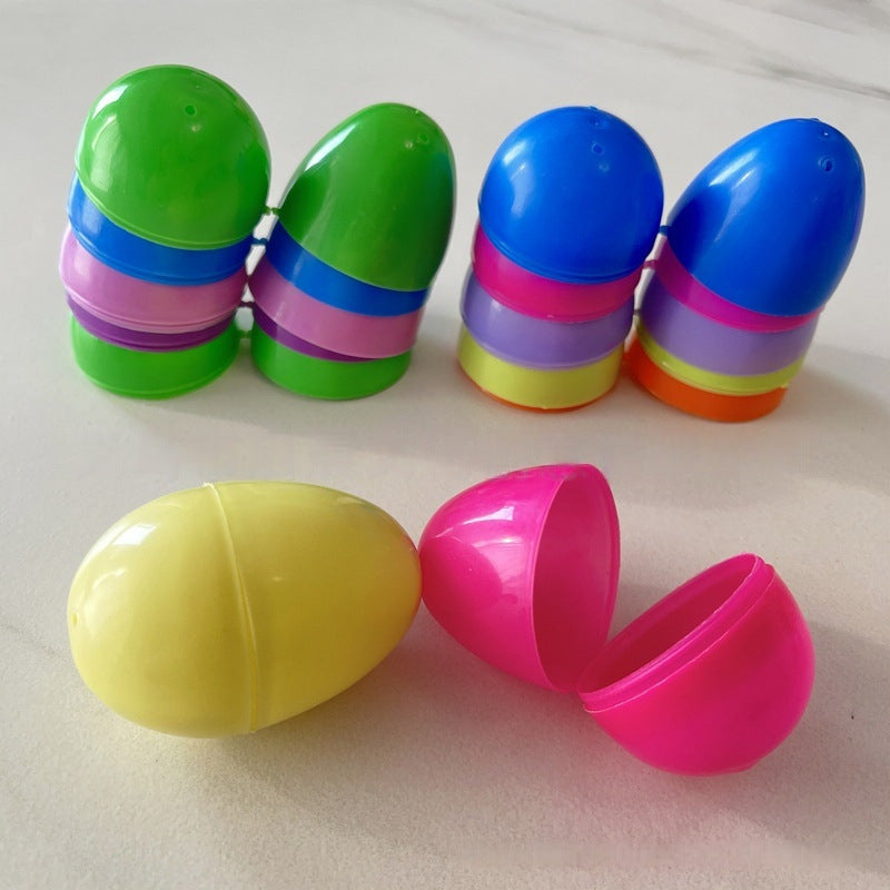 Colorful Egg Easter Plastic Handmade Toy