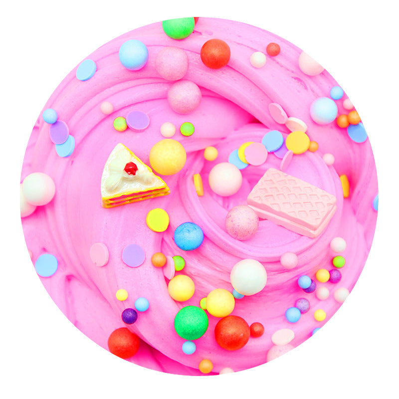 DIY Cake Color Matching Cotton Mud Toy