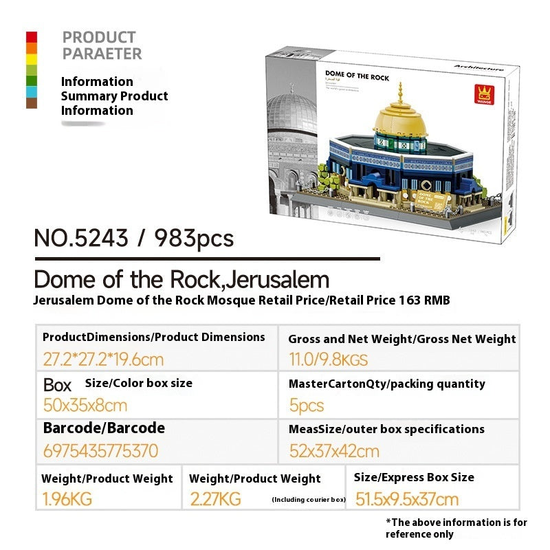 Personalized Building Model Assembled Blocks Toys