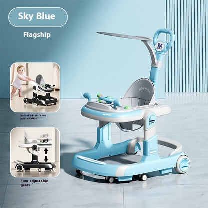 Baby Walker Lightweight Folding Multifunctional Anti-rollover
