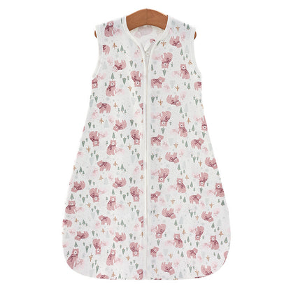 Newborn Summer Vest Sleeping Bag Baby Anti-kick Quilt