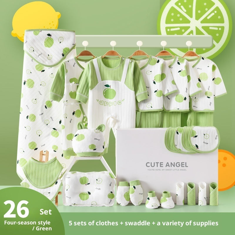 Ensemble cadeau de vêtements pour bébés en pur coton - Nouveauté