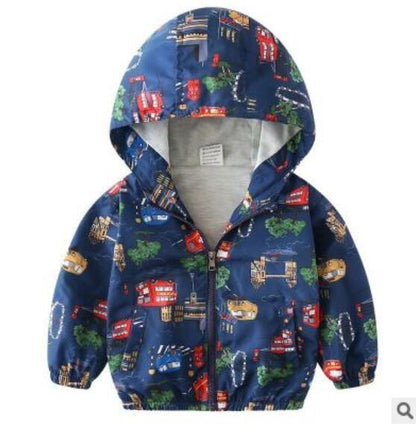 Veste décontractée à capuche pour garçon