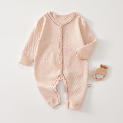 Pure Cotton Long-sleeve Baby Bodysuit