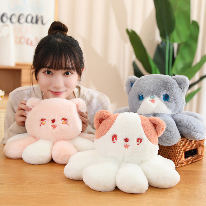 Jellyfish Cat Doll Cute Octopus Kitten Plush Toy