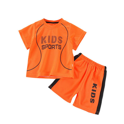 Children Short-sleeved Uniform Sportswear Set