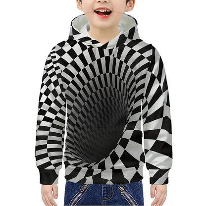 3d Visual Deception Digital Printing Children's Sweater