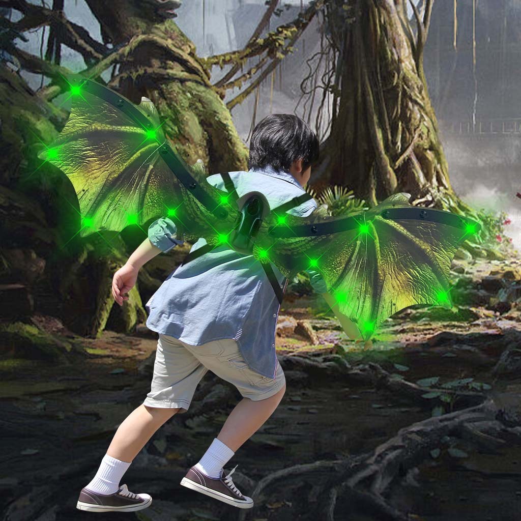 Alas de dinosaurio Alas de mariposa eléctricas Niños Luminosas