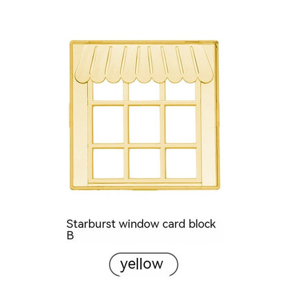 Color Window Asterism Magnetic Building Blocks Assembly